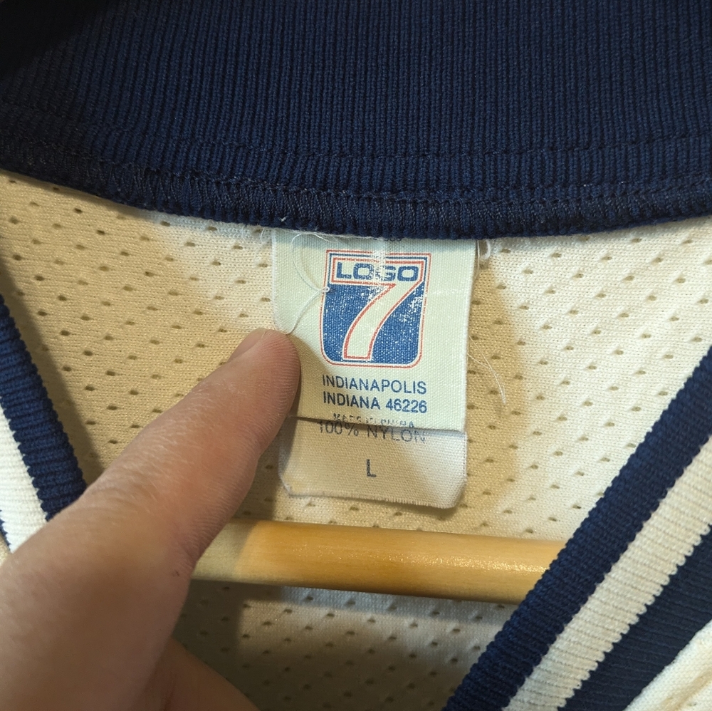 Vintage Dallas Cowboys Football Jersey LOGO 7 Sz Large L Rare - Picture 3 of 5